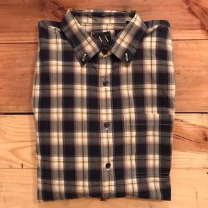 Armani Exchange Fitted Casual Button Down